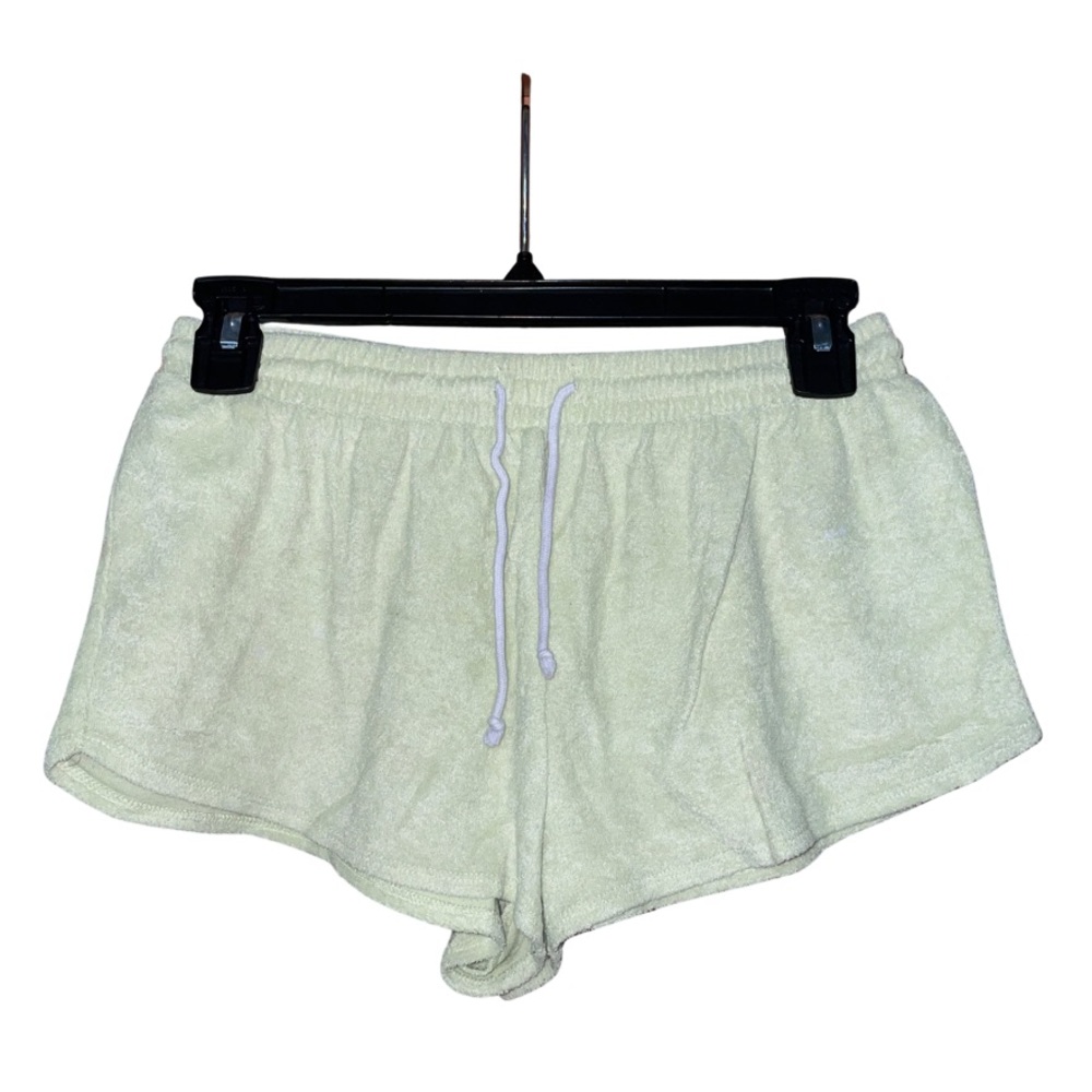 F21 Lime Green Drawstring Shorts - Size S